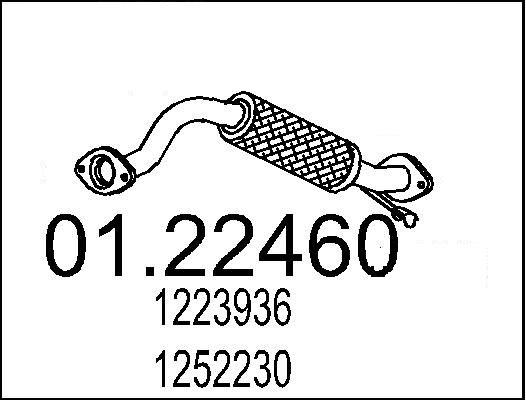 MARMITTA ANTERIORE FORD Focus 1.6D