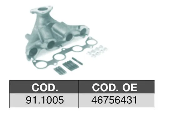 COLLETTORE SCARICO per FIAT CINQUECENTO 900 91-00