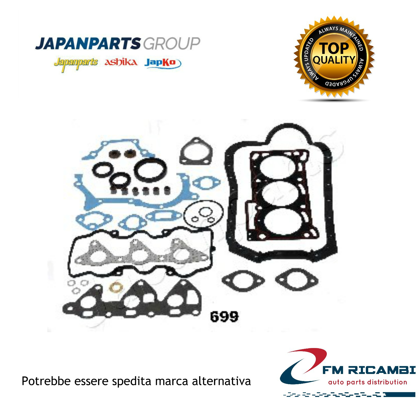 JAPAN KIT GUARNIZIONE MOTORE PIAGGIO PORTER 1.0 94-