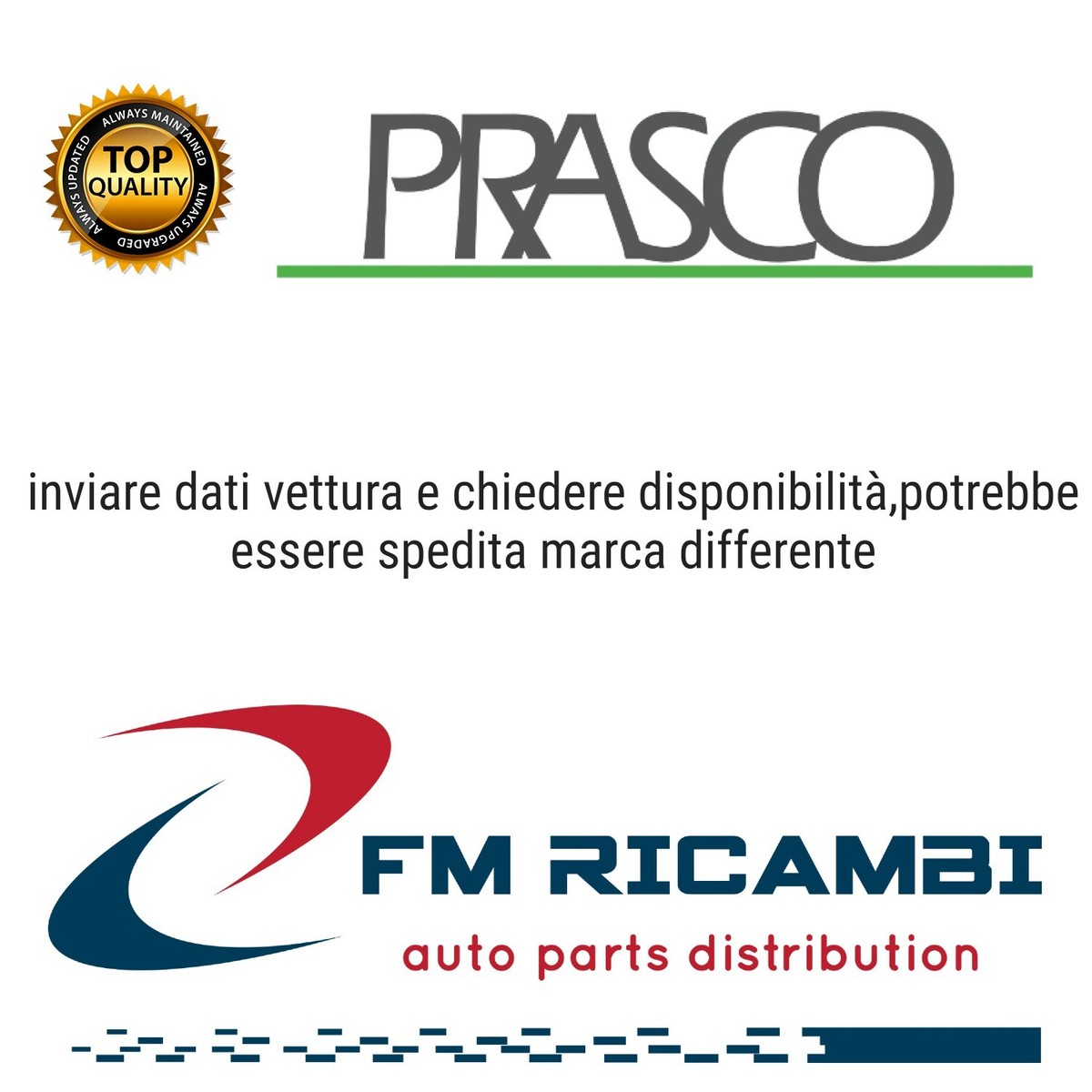 PRASCO FANALE ANT. DX. ARANCIO CON PORTA LAMPADA
