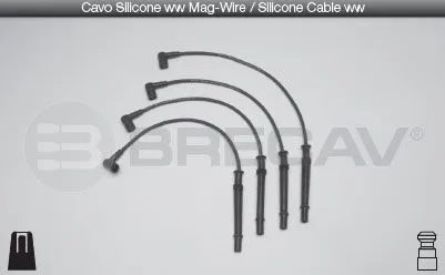 KIT CAVI CANDELE per RENAULT CLIO III 1.2 16V