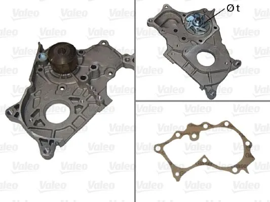 POMPA ACQUA per TOYOTA AVENSIS COROLLA RAV4 II 2.0D-4D