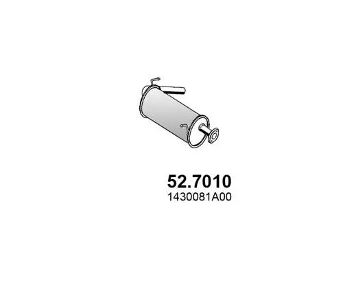 MARMITTA POSTERIORE PER SUZUKI JIMNY 1.3 16V 01-