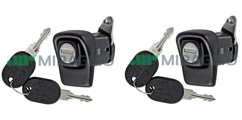 COPPIA MANIGLIE EST. C/CHIAVI per FIAT PANDA >89