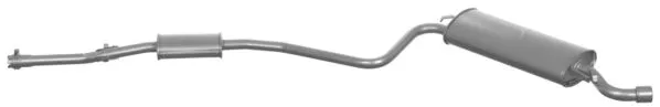 MARMITTA CENTRALE+TERMINALE per FIAT 600 1.1 >2004