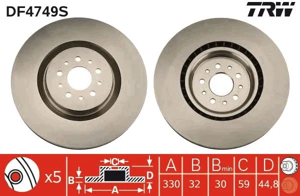 TRW D.FRENO (1PZ)(Q1) ALFA