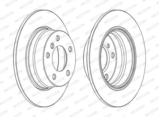 COPPIA DISCHI FRENO BMW 1 (E81, E87) 3 (E90)DISCHI FRENO 