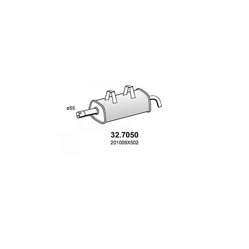 ASSO SCARICO POSTERIORE NISSAN CABSTAR E 3.0 TD 98-