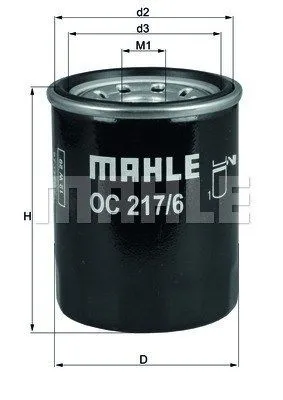 MAHLE FILTRO OLIO per SUZUKI