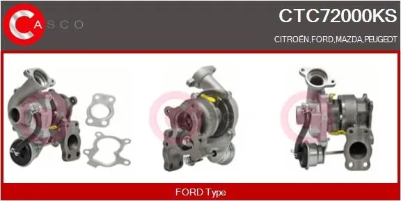 CASCO Turbocompressore CITR.C 2 1.4 HDi