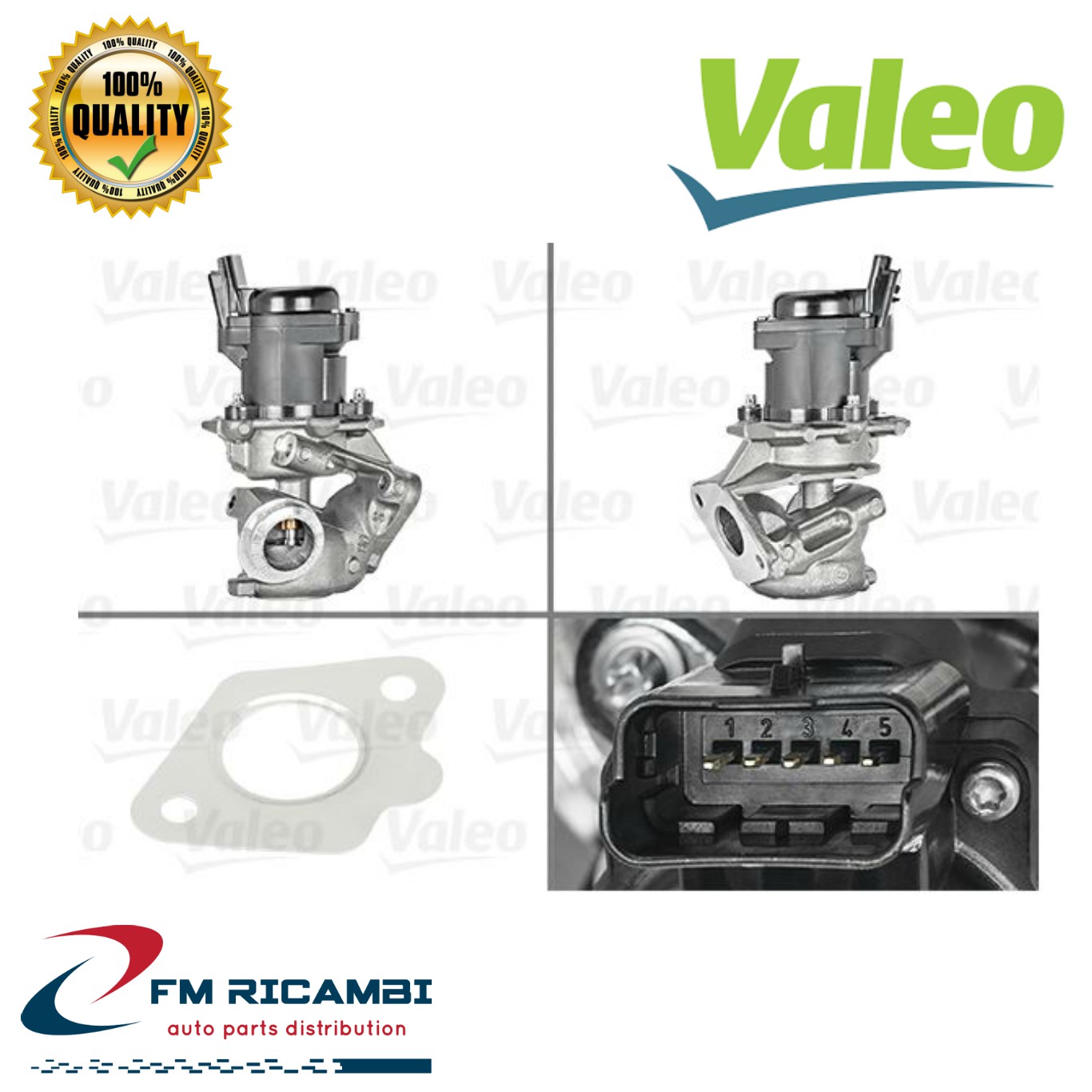 VALVOLA EGR CITROEN C1-C2-NEMO-FIESTA-VAN-PE.206-107-AYGO