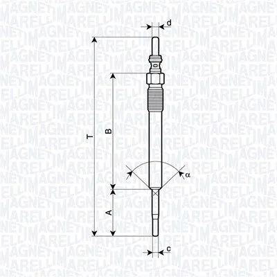 CANDELETTA PRERISCALDO ALFA ROMEO FIAT LANCIA 1.3MJT EURO6