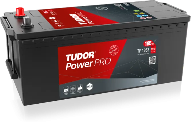 TUDOR (D05) POWER PRO 185Ah 1150EN 513x223x223 SX B0