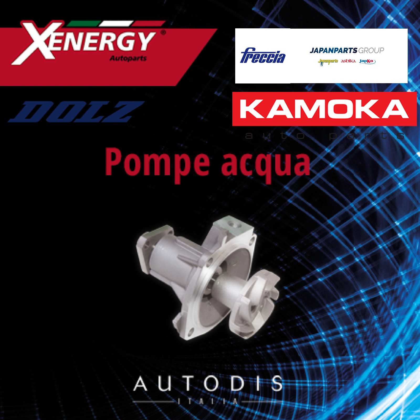 POMPA ACQUA PER TOYOTA YARIS 1.0 03-