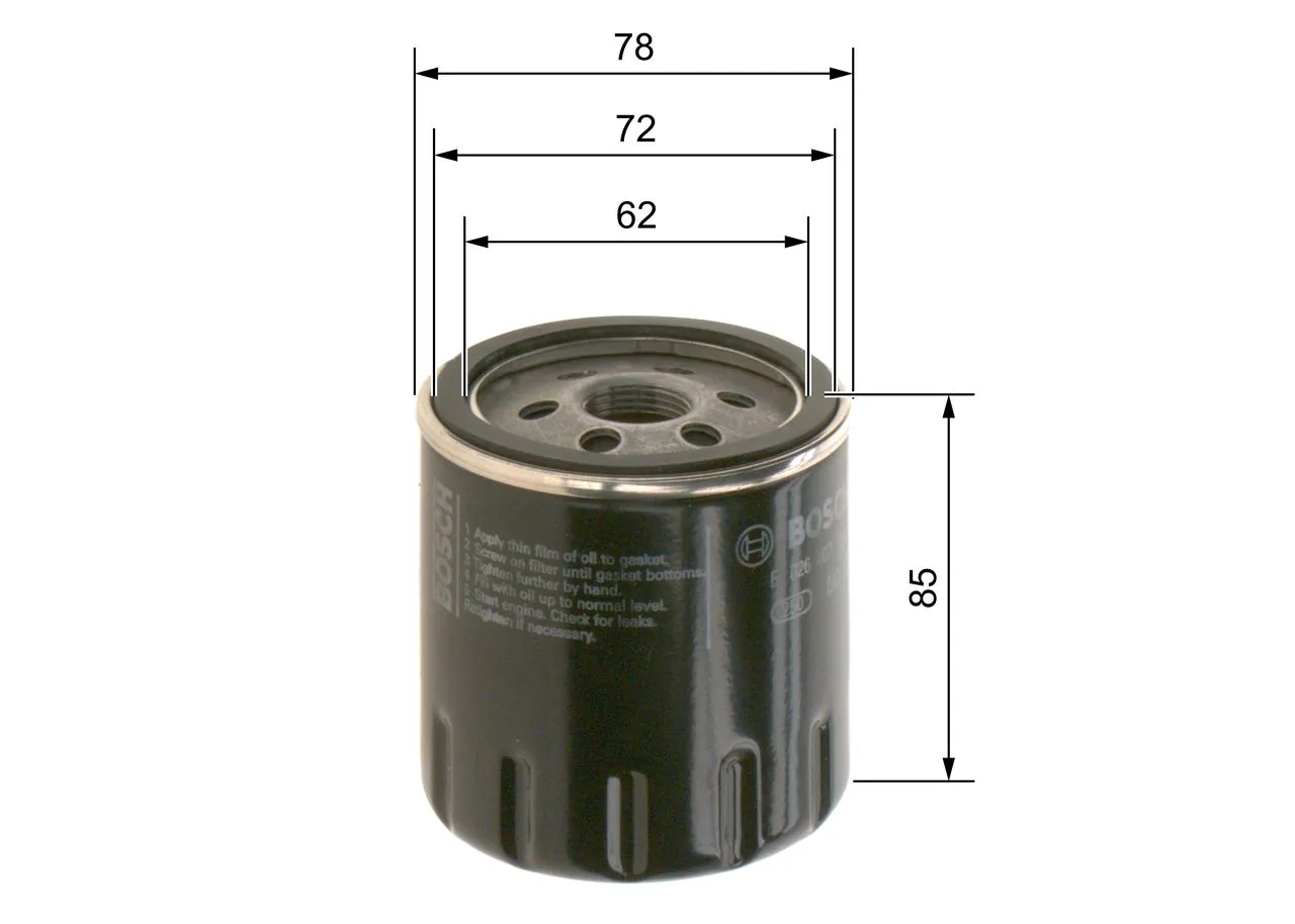 FILTRO OLIO ALFA ROMEO MITOFIAT 500XFIAT TIPO 1.4