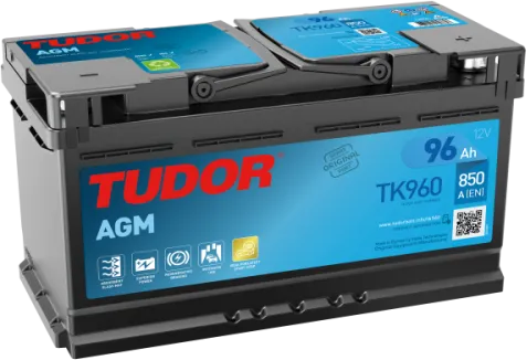BATTERIA AGM 96Ah 850EN 353x175x190