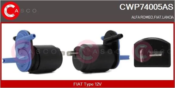 POMPA ACQUA LAVAVETRI per ALFA FIAT LANCIA