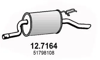 MARMITTA TERMINALE per FIAT PUNTO (188) 1.3MJT