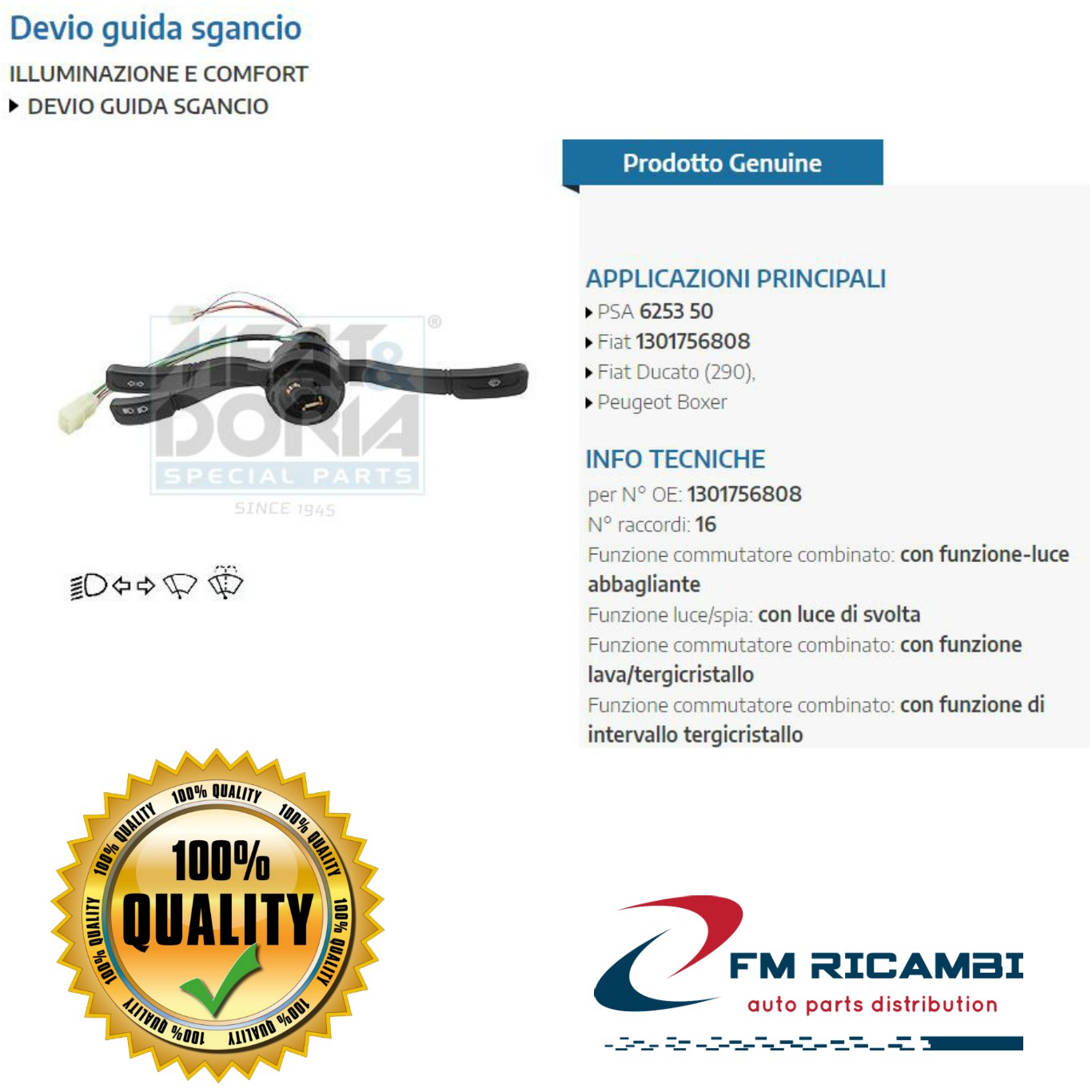 Devio guida sgancio Fiat Ducato (290),