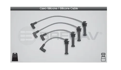 KIT CAVI CANDELE per FORD FIESTA FOCUS FUSION 1.25 1.4 1.6