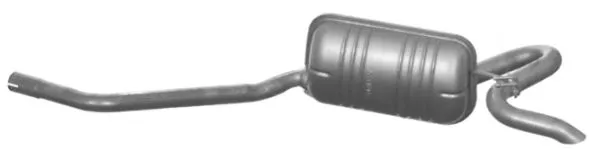 MARMITTA TERMINALE per FIAT PUNTO (176) 1.2