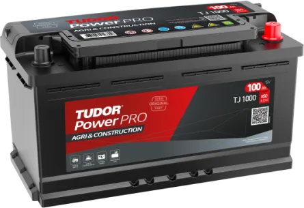 TUDOR (L05) POWER PRO 100Ah 850EN 353x175x190 DX B13