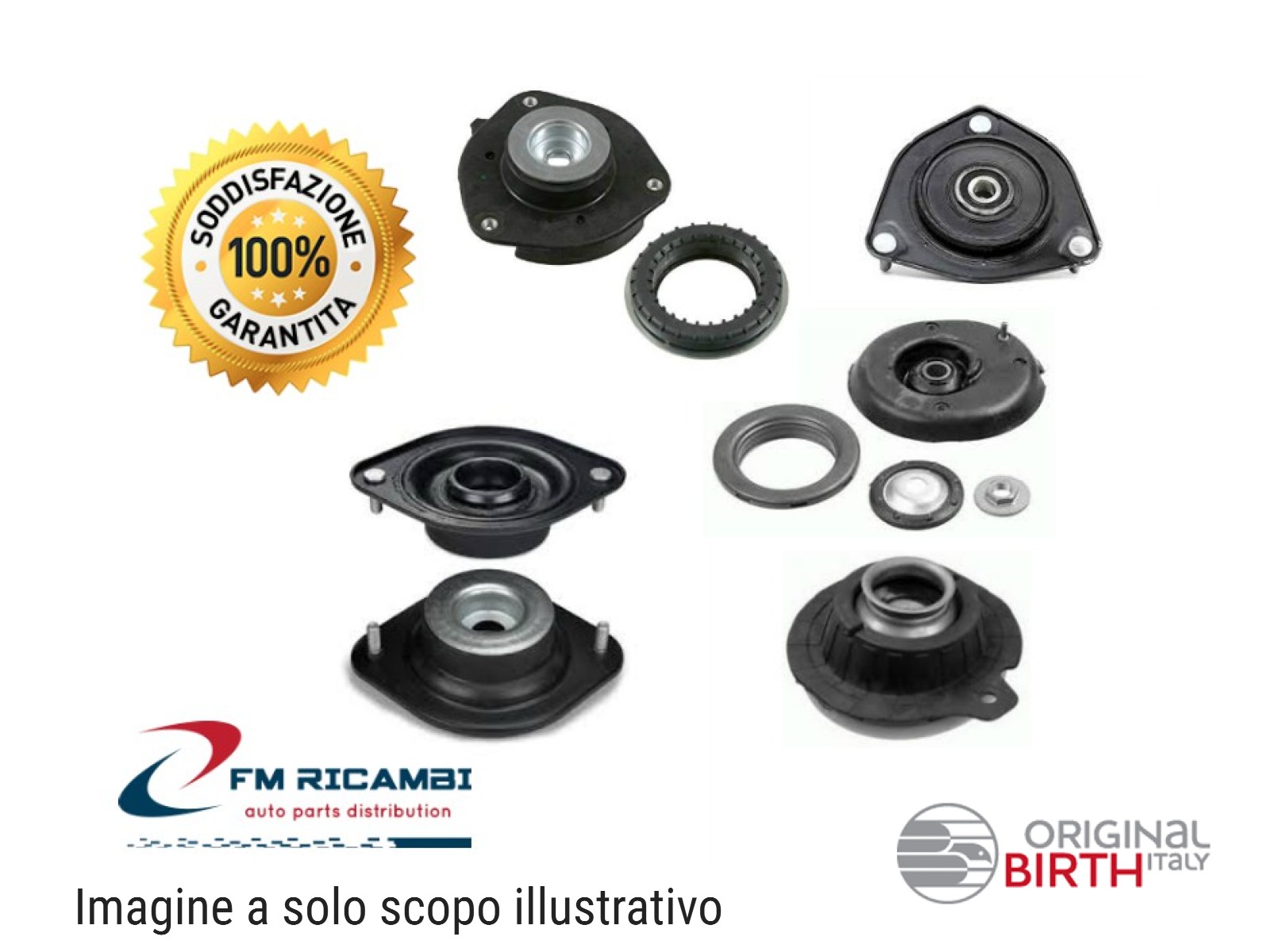 CUSCINETTO AMMORTIZZATORE PER AUDI 50 74>78 PER VW POLO 77>94