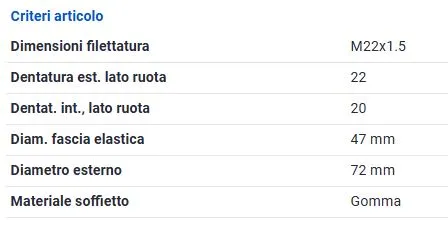 GIUNTO OMOCINETICO L/RUOTA per FIAT SEICENTO VIN 47303-