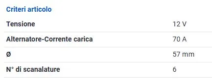 ALTERNATORE per CITROEN PEUGEOT TOYOTA 1.0