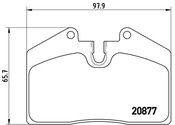PASTIGLIE FRENO POSTERIORI per MASERATI FERRARI
