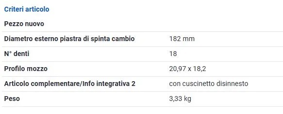 KIT FRIZIONE per CITROEN e PEUGEOT 1.1 1.4