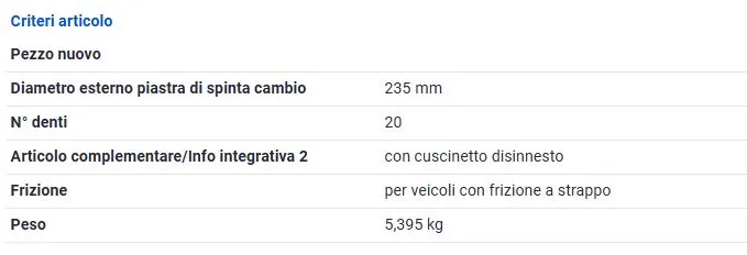 KIT FRIZIONE per ALFA ROMEO FIAT LANCIA 1.9JTD