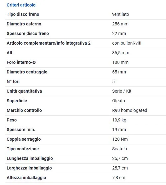 COPPIA DISCHI FRENO ANT.AU.A2-A3-LEON-FAB-GOLF