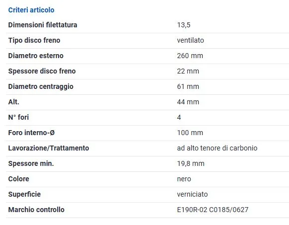 DISCHI FRENO ANT. per RENAULT CLIO III e NISSAN MICRA III