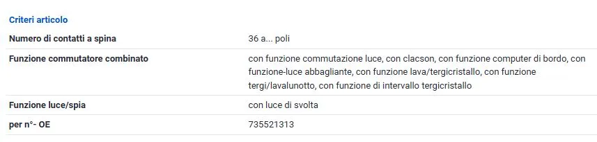 DEVIO LUCI per ABARTH e FIAT G.PUNTO