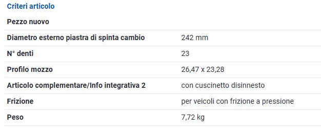 VALEO KIT FORD TRANSIT