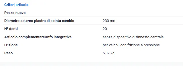 Kit Frizione FI.STILO 2.4 20V