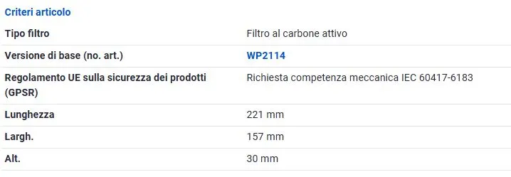FILTRO ABITACOLO AI CARBONI ATTIVI per FIAT 500L