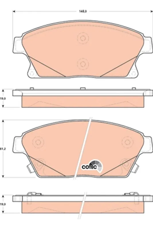 SET PASTIGLIE FRENO