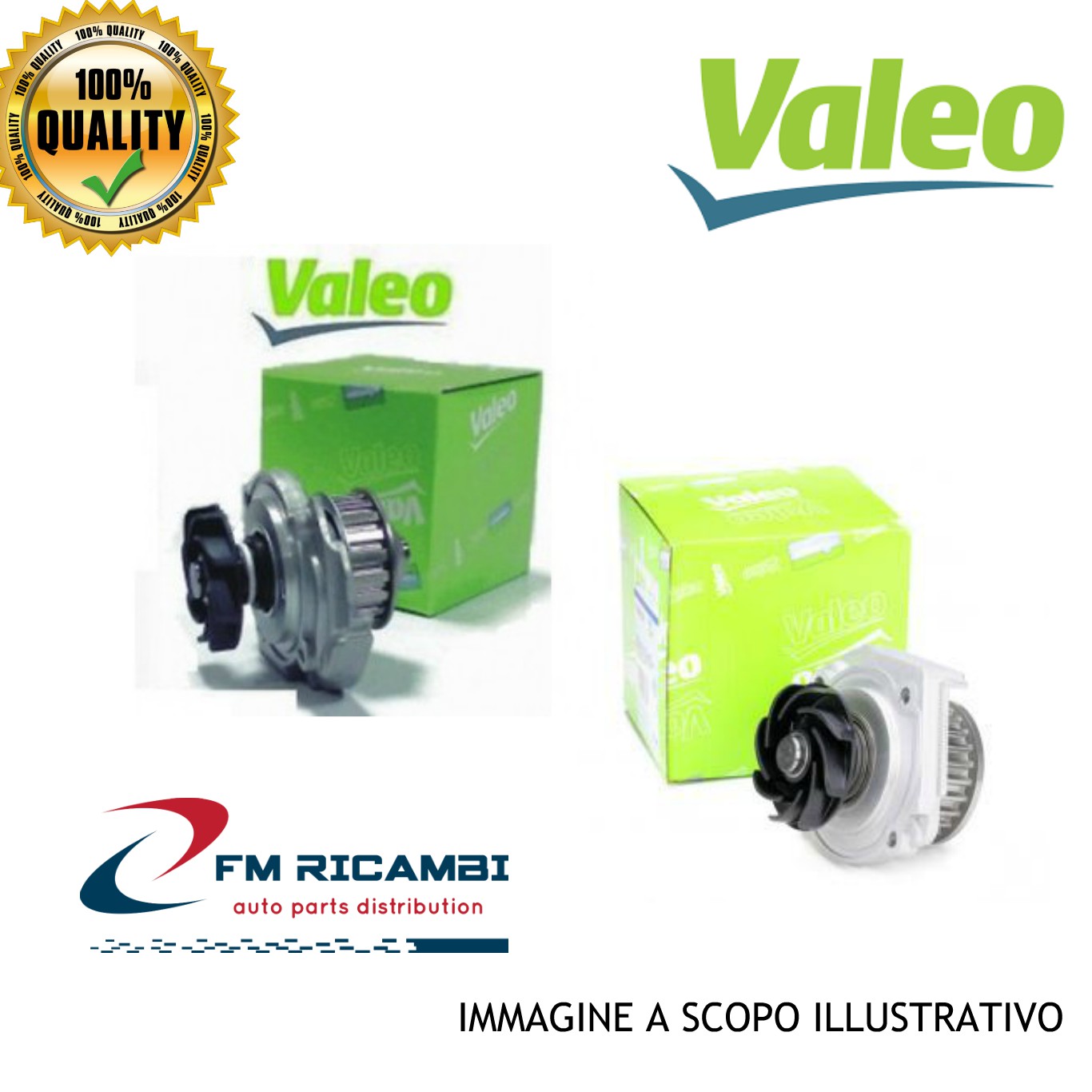 506079 VALEO POMPA ACQUA FIAT UNO 45 900/127  900 - Foto 1 di 1