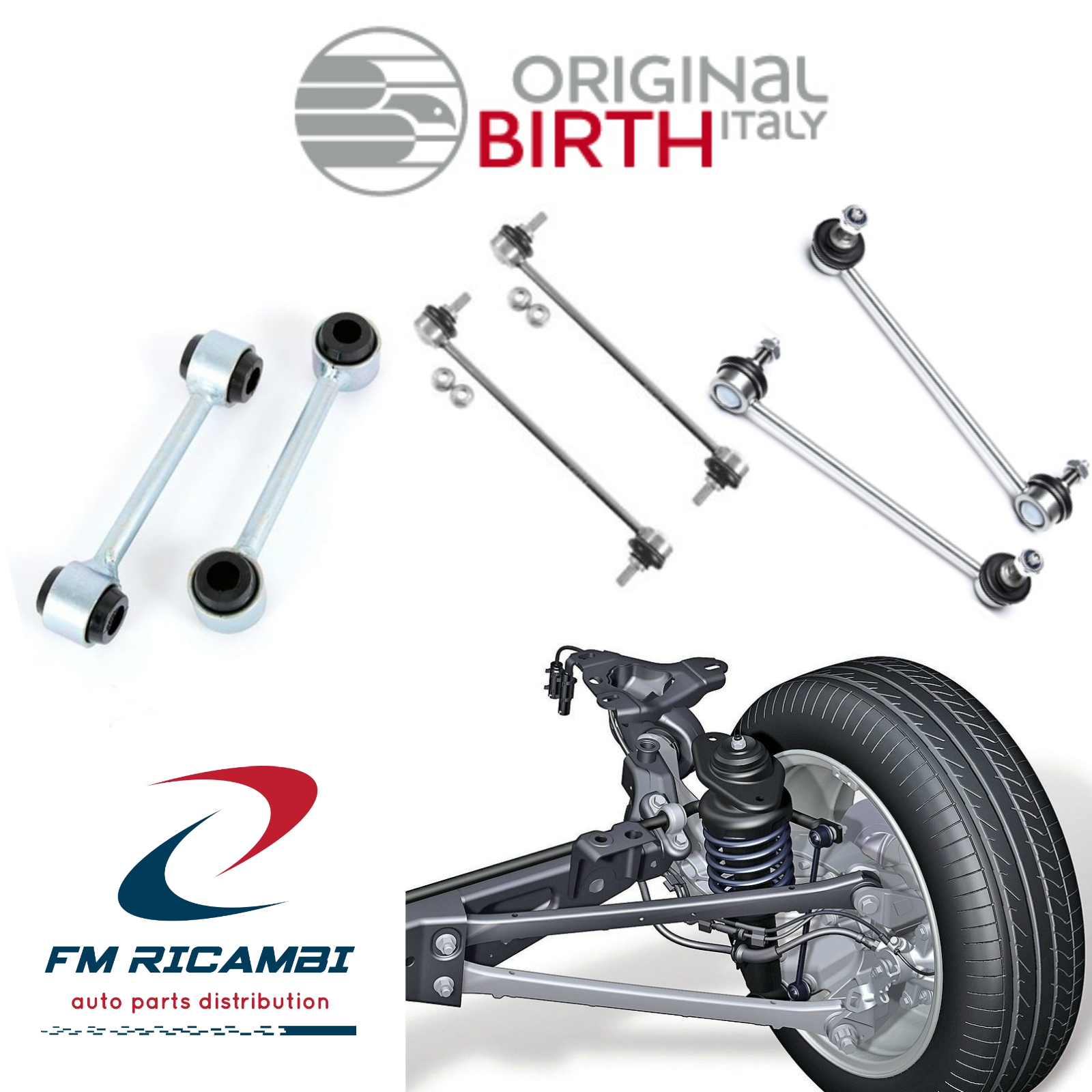 TIRANTE BARRA STABILIZZATRICE PER PEUGEOT 207 06> PER PEUGEOT 301 12>