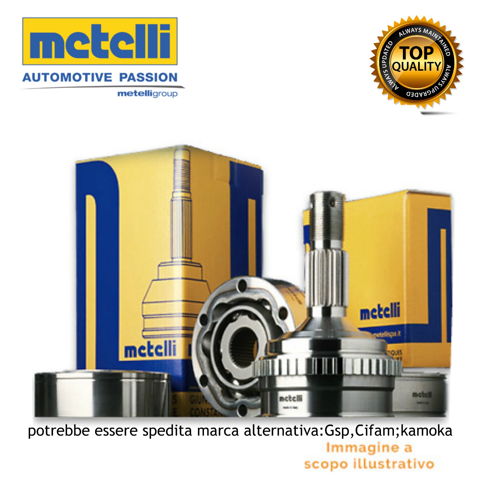 METELLI KIT GIUNTO OMOCINETICO INTERNO FIATPanda I