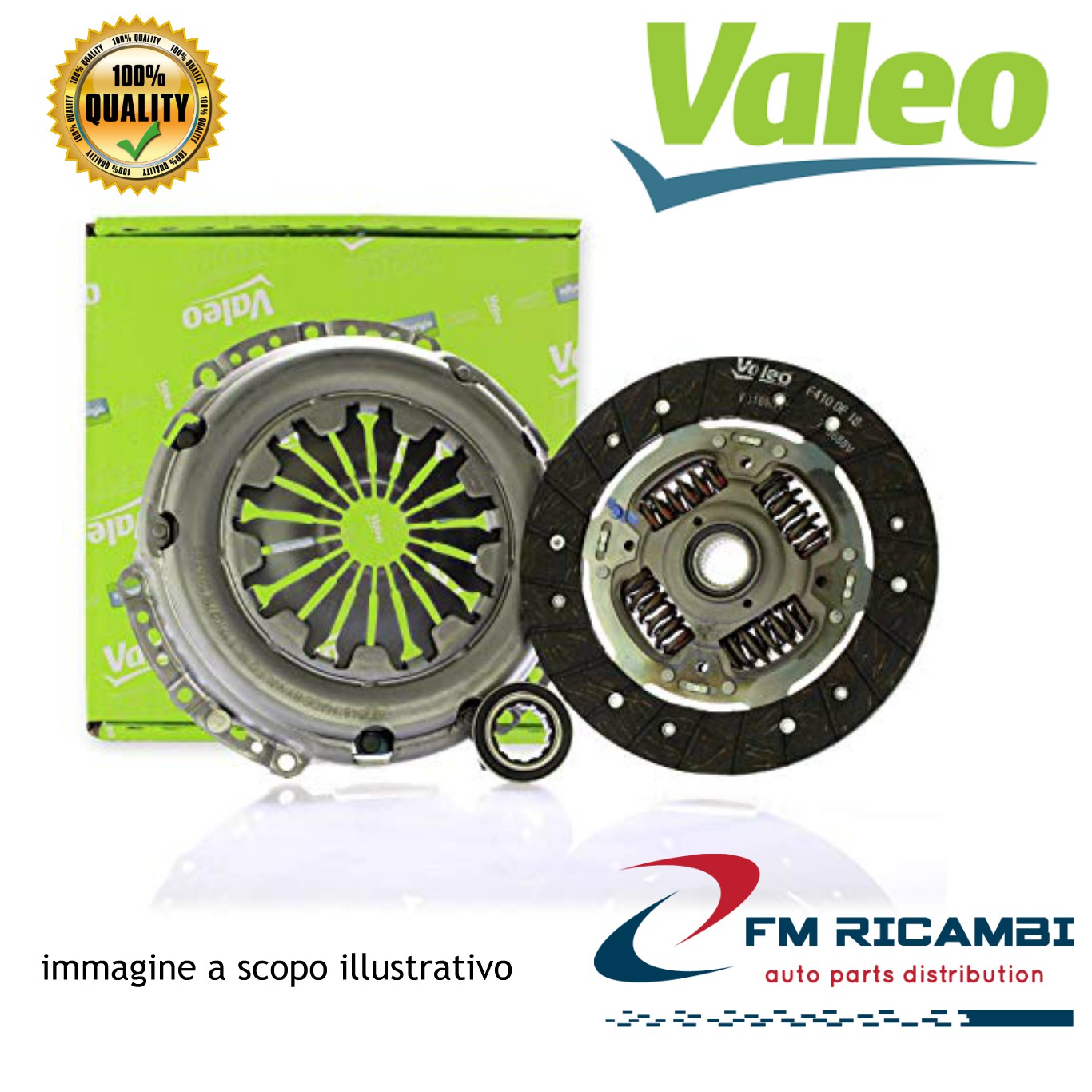 834009 VALEO KIT FRIZIONE CON CUSCINETTO FORD FOCUS 1.6I 16V, 1.8I 16V - Foto 1 di 1