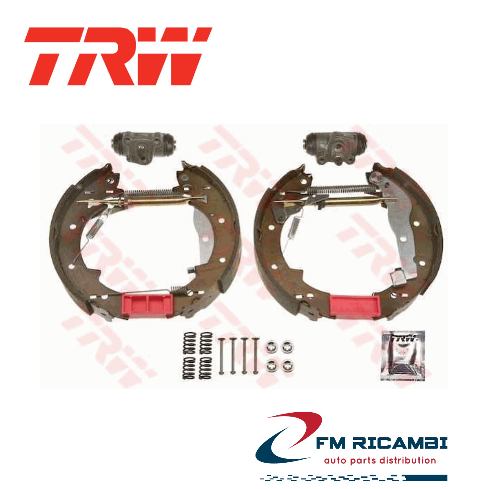 TRW Kit Ganasce Freno GSK1138 – Ricambio Originale Per Impianto Frenante